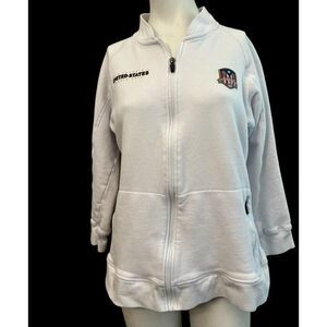 Women's Large Full Zip Sweatshirt Formula One Circuit of the Americas Jacket TX